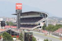 Tribune Principale <br />Circuit Montmelo <br /> GP Catalogne <br />Grand Prix de Catalogne motos
